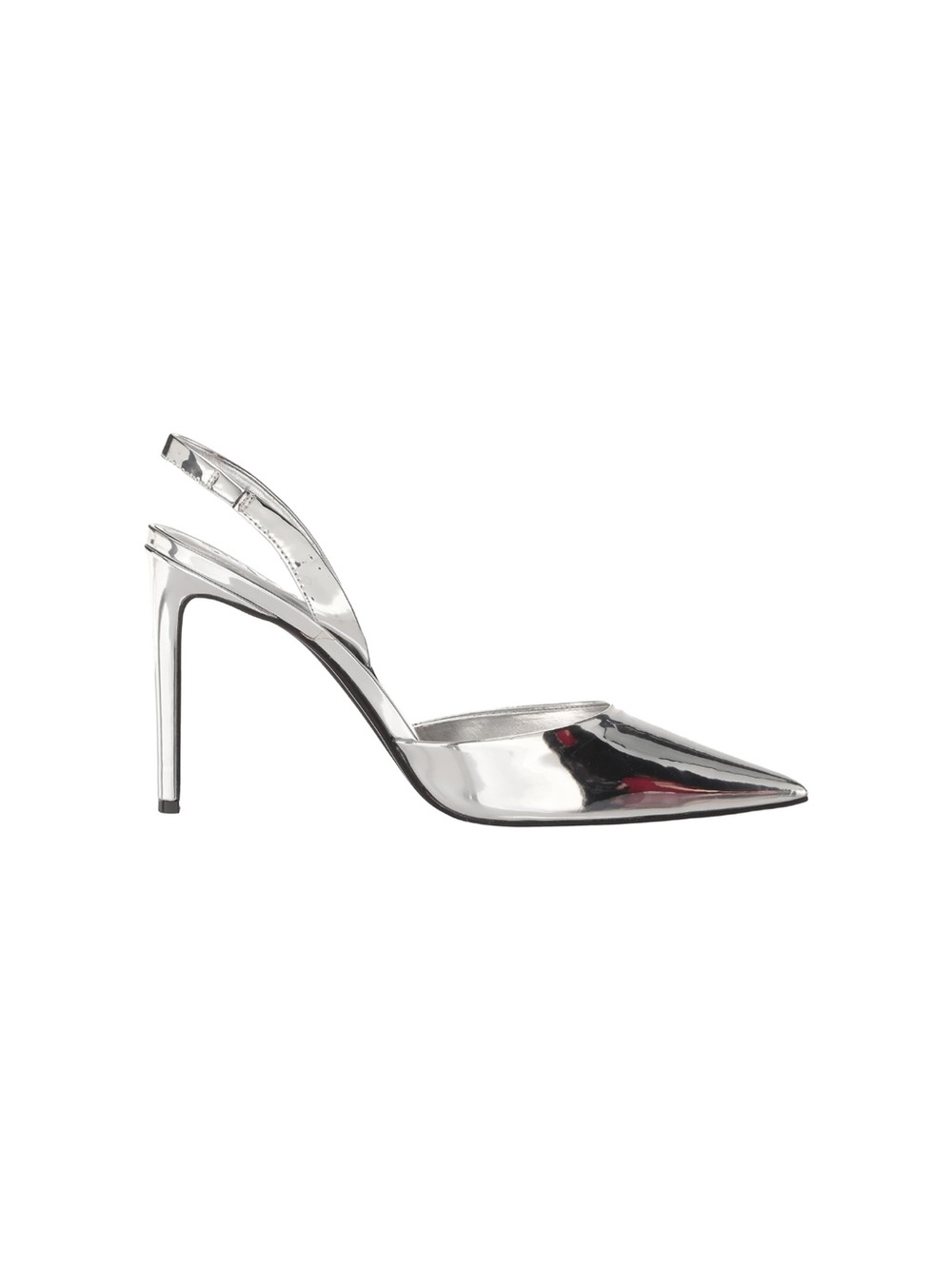 DKNY Silver/Chrome Women’s Macia Slingback Pump 7.5